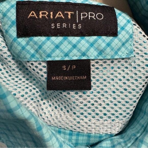 Ariat Pro Series Kernersville Classic Fit Long Sleeve Checkered Men’s Shirt - Picture 2 of 8